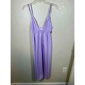 Erica Loren New York Lavender Slip Dress Medium